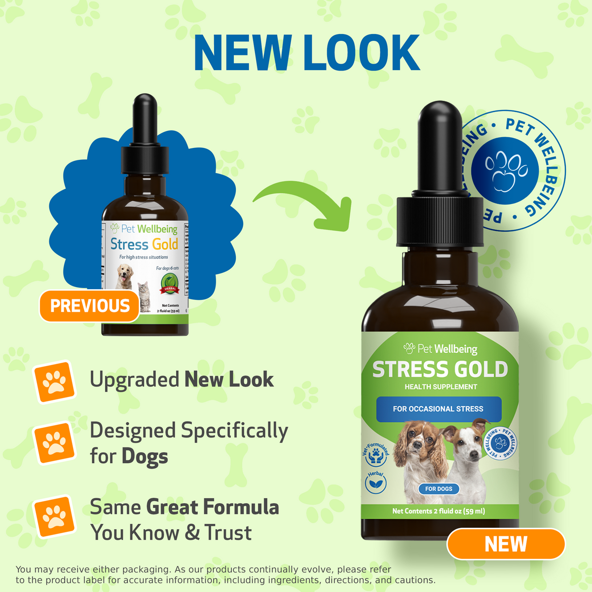 Dog calming supplement for occasional stress support during travel, loud noises, vet visits, and changes