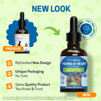 Cat Heart Supplement, Holistic Liquid Cardiovascular Support for Daily Feline Wellness: Bacon Flavor