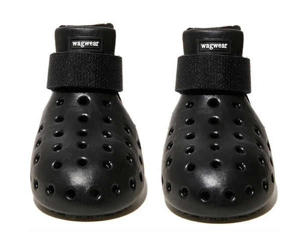 Breathable Rubber Dog Boots Black / XX Small (paw width 3cm)