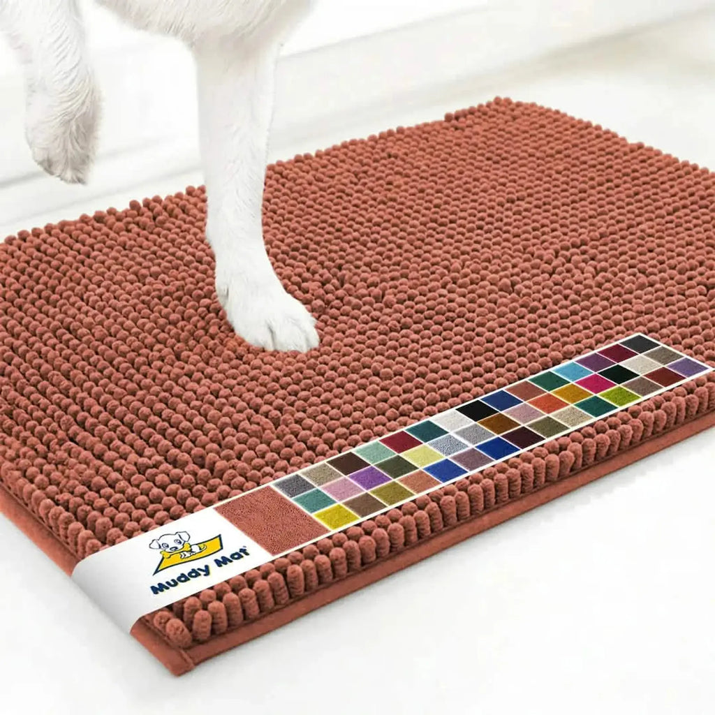Muddy Mat anti-mud door mat in Orange