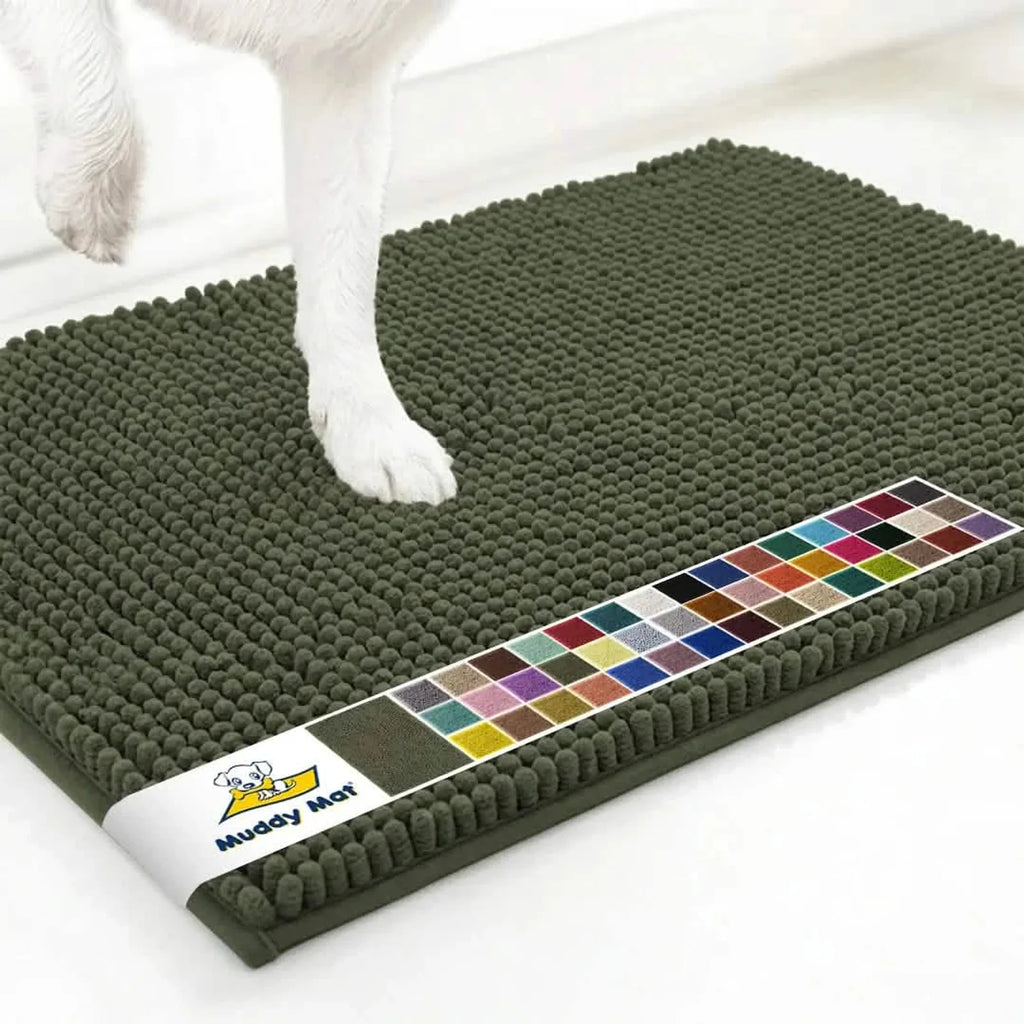 Muddy Mat anti-mud door mat in Army Green