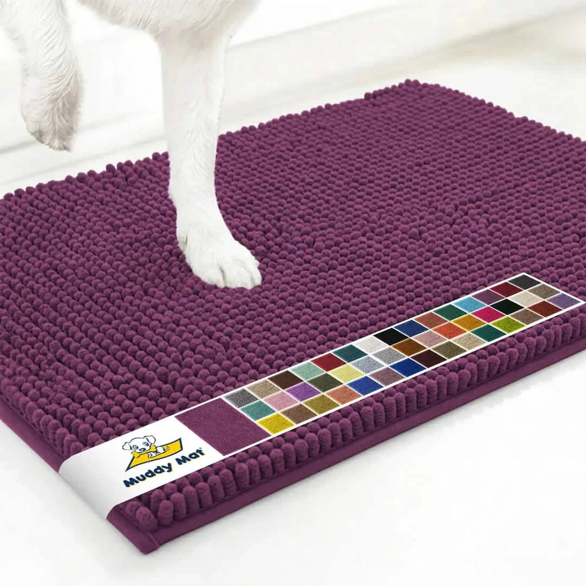 Muddy Mat anti-mud door mat in Dark Purple