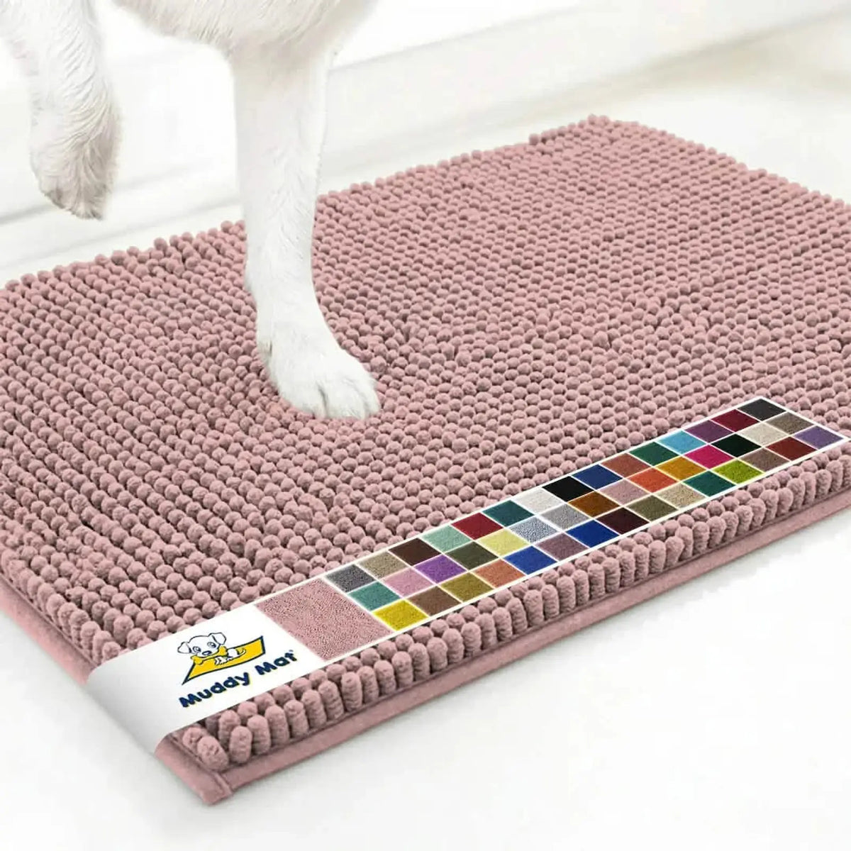 Muddy Mat anti-mud door mat in Blush Pink