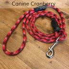 Climbing Rope Dog Leash Canine Cranberry / 1 ft Traffic Lead