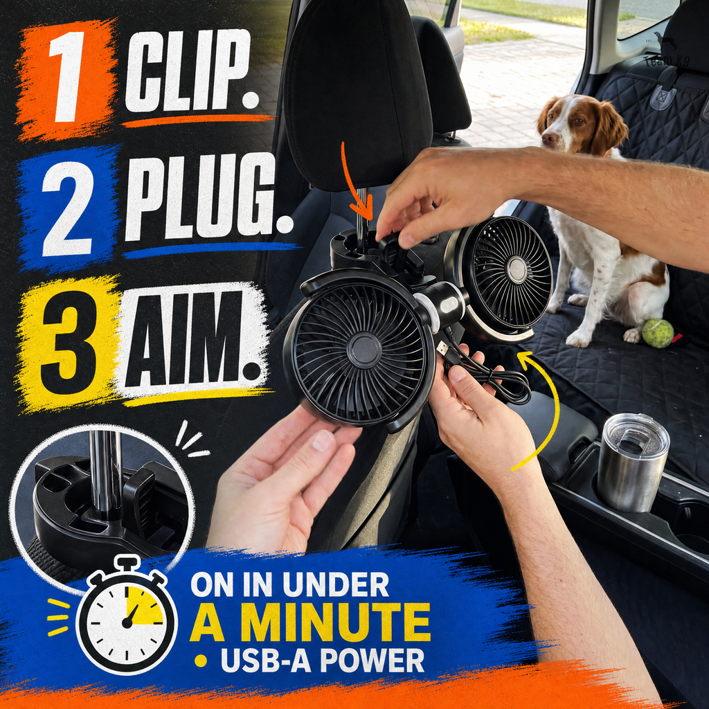 USB-A Backseat Dog Cooling Fan product image 6