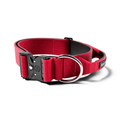 Wide Handle Dog Collar Red / SMALL