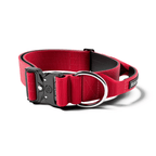 Wide Handle Dog Collar Red / SMALL