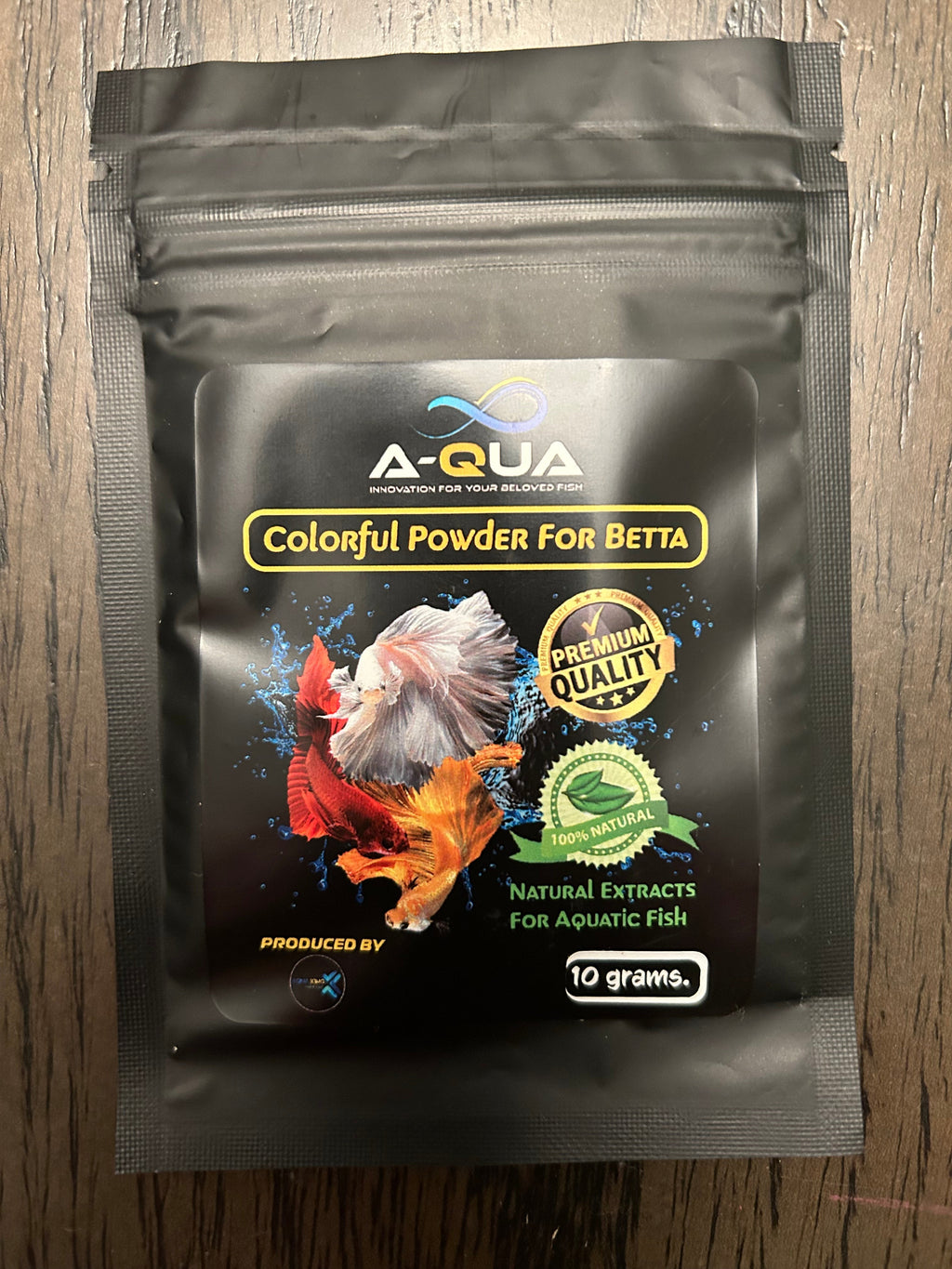 Almond Leaves Extract Powder: Aquarium Water Treatment for Fish & Shrimp, 10g for Calm, Natural Tank Care