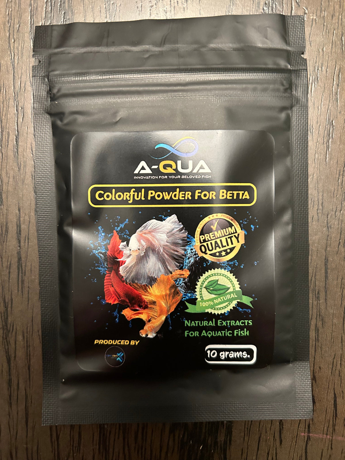 Almond Leaves Extract Powder: Aquarium Water Treatment for Fish & Shrimp, 10g for Calm, Natural Tank Care