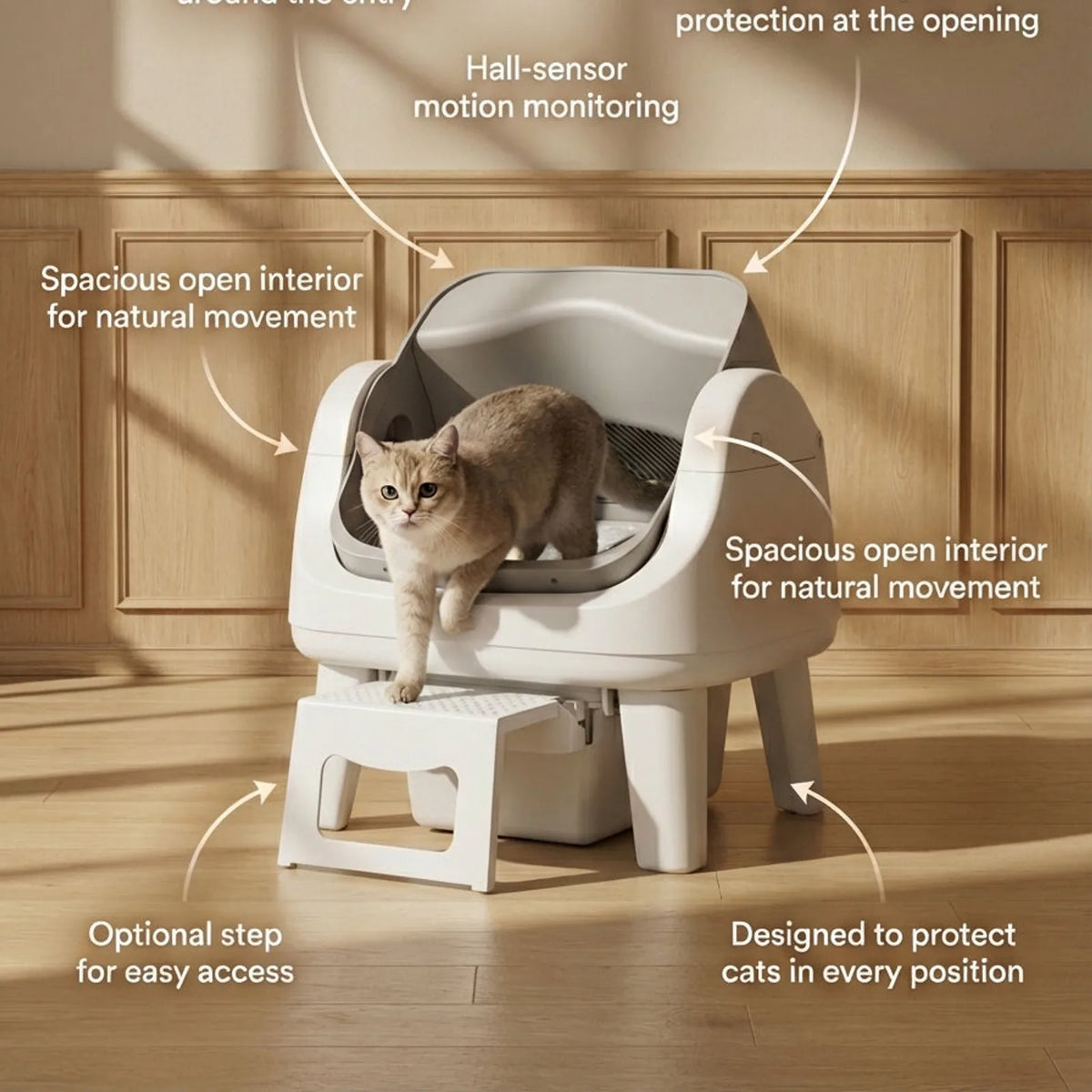 Automatic Self-Cleaning Cat Litter Box product image 5