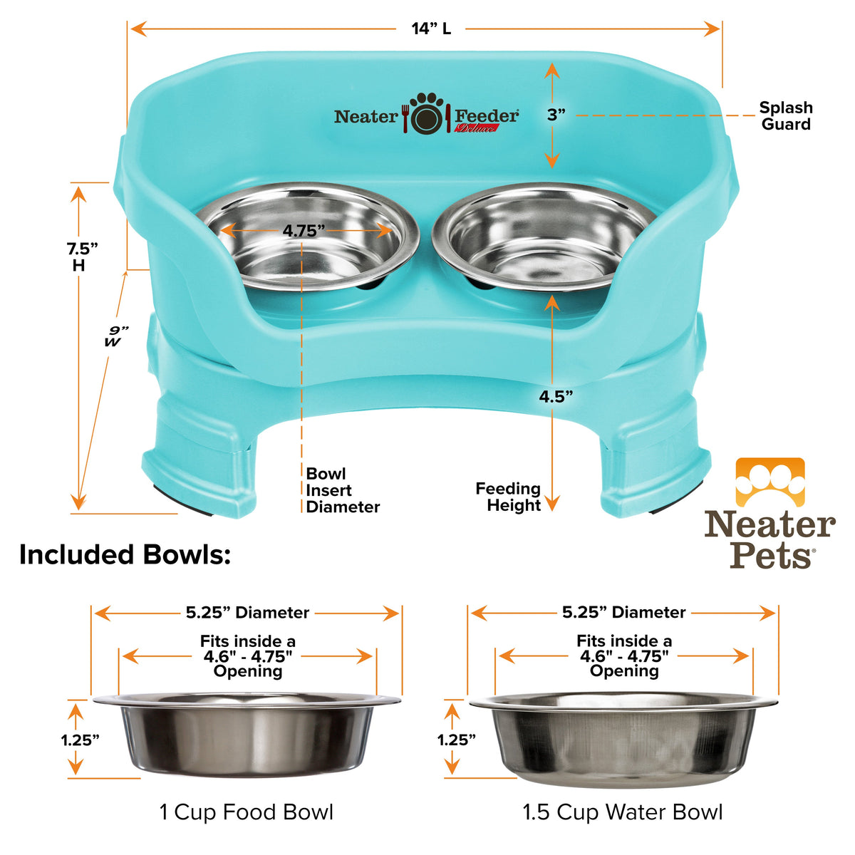 Elevated Spill-Containment Pet Feeder product image 158