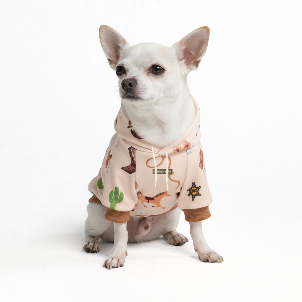 Fleece Dog Hoodie S