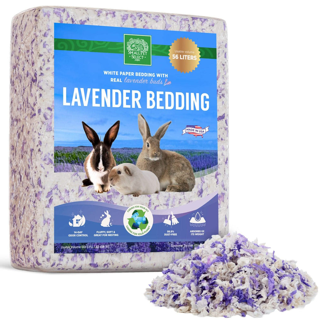 Lavender Paper Small Pet Bedding 56L