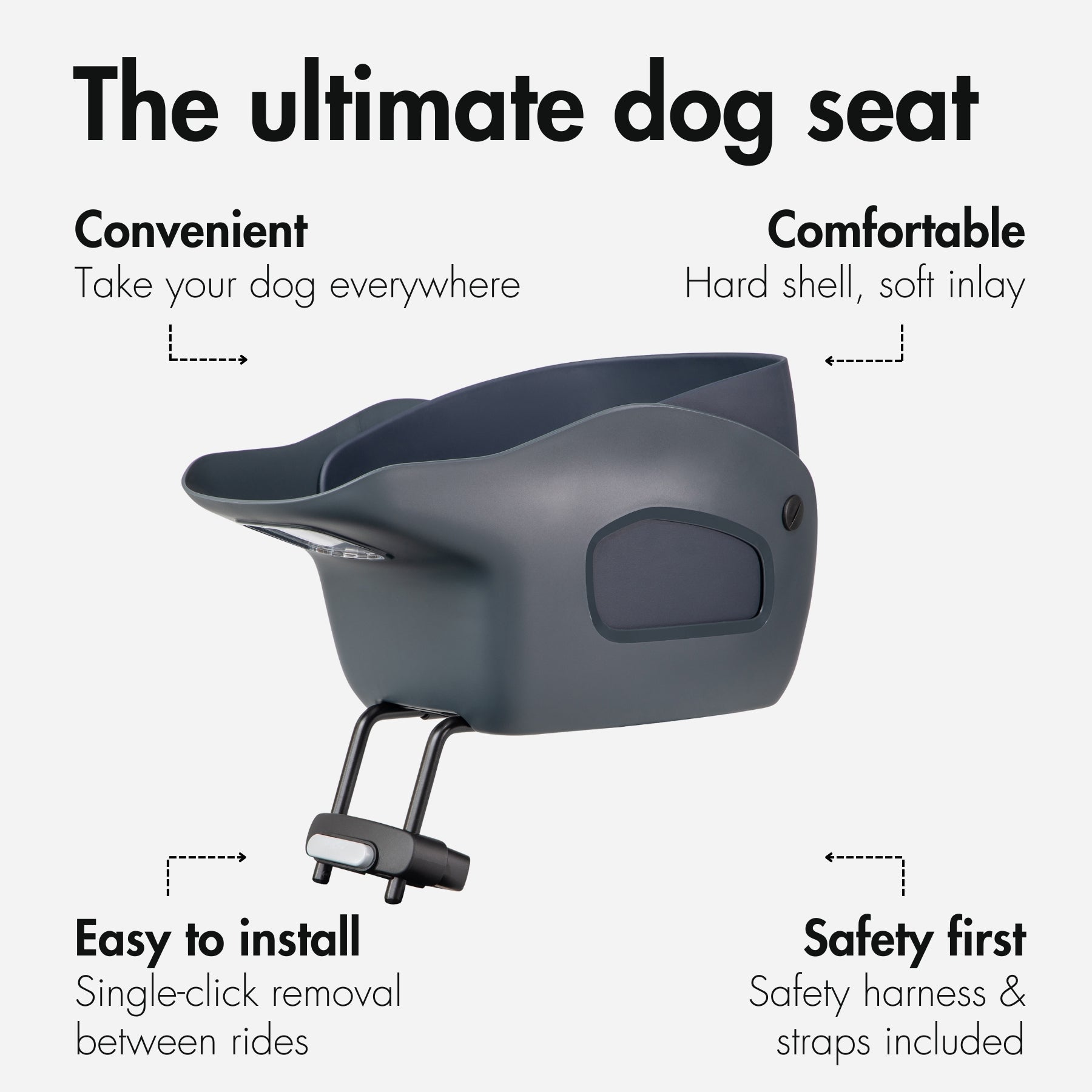 Dog Bike Carrier Seat product image 2