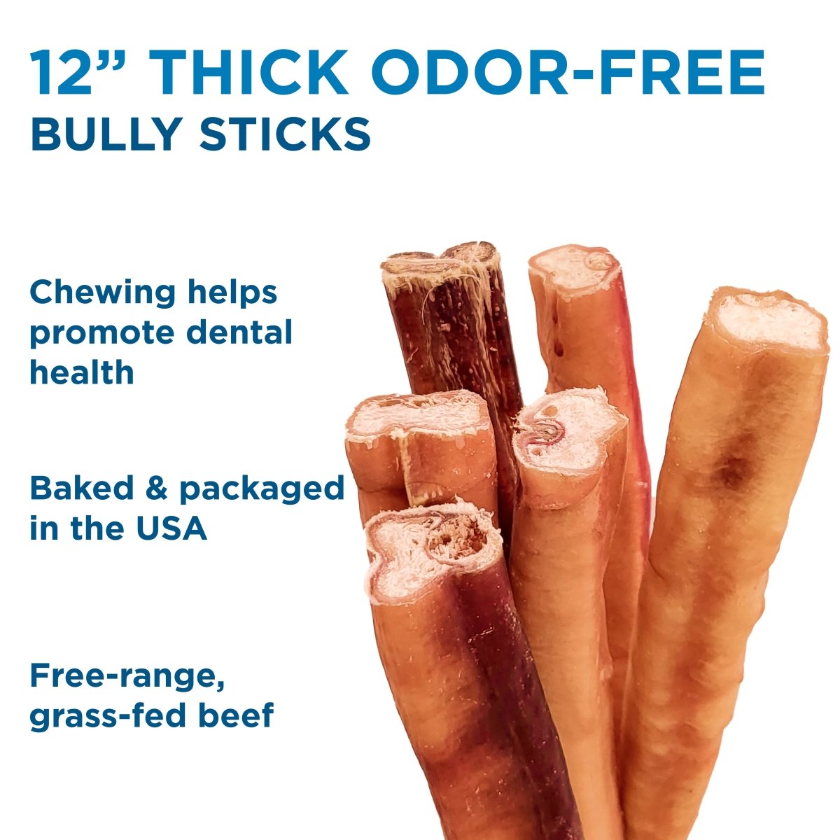 12-Inch Thick Odor-Free Bully Sticks product image 4