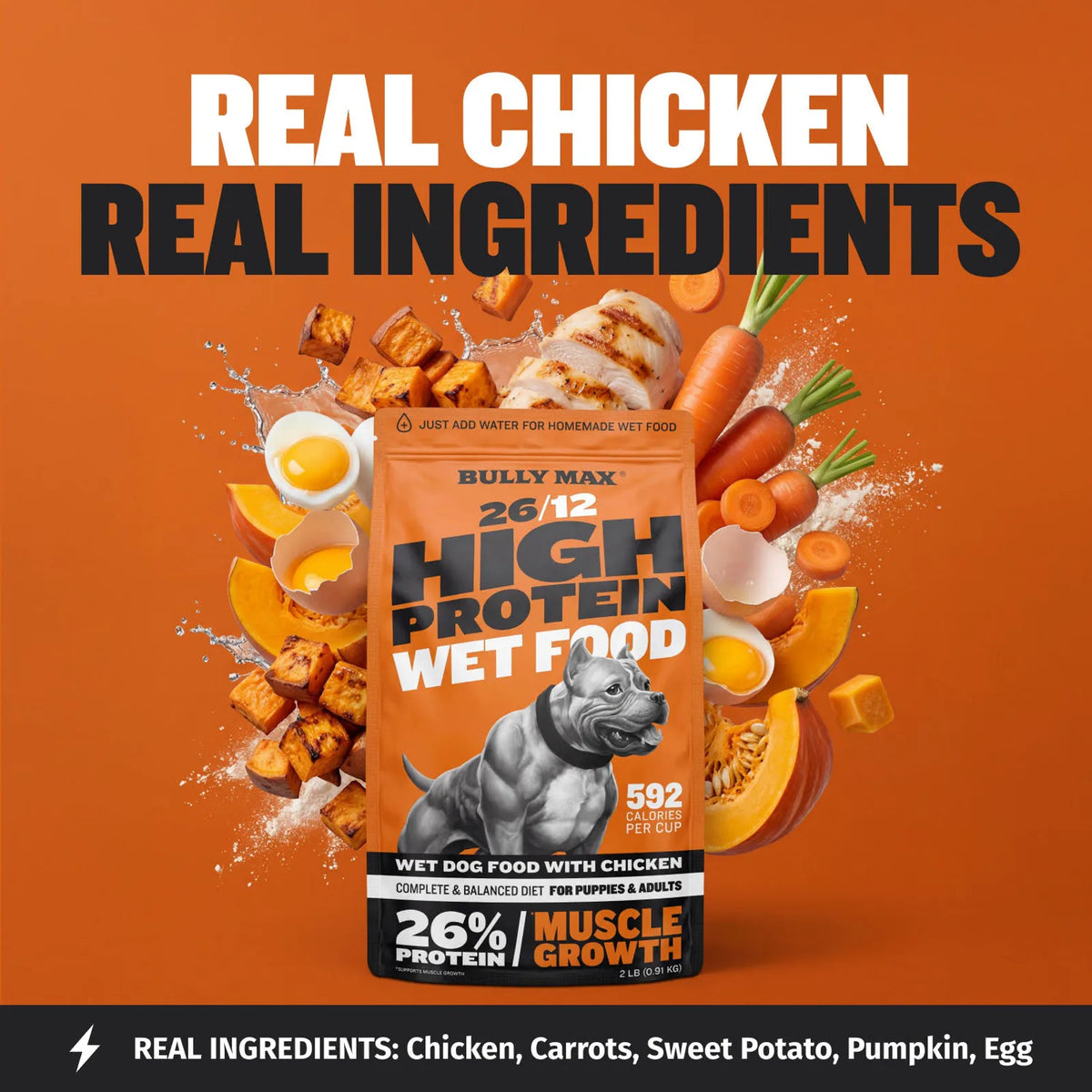Bully Max 26/12 High Protein Chicken Wet Dog Food product image 6