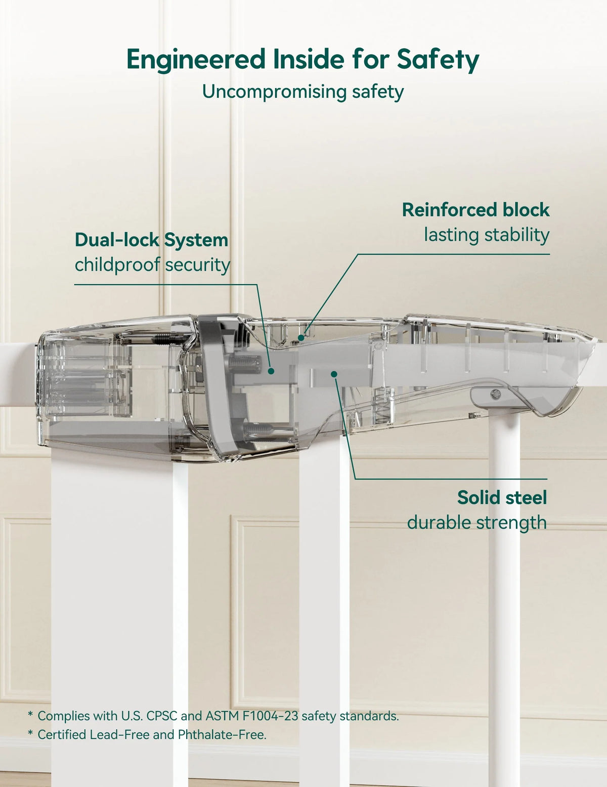 Pressure-Mounted Pet Gate product image 4