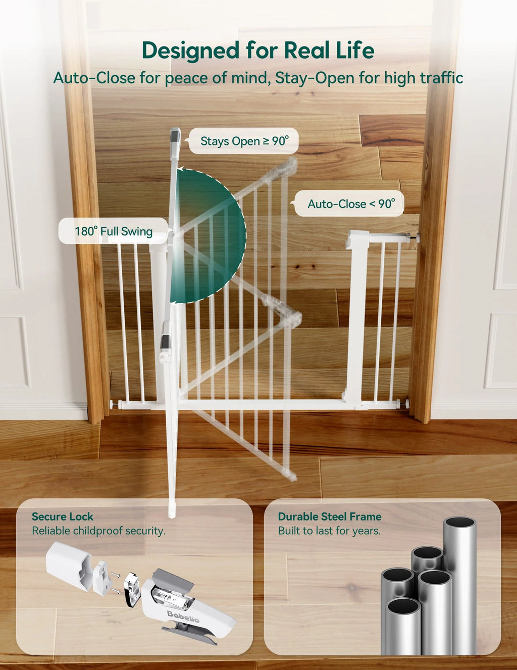 Pressure-Mounted Pet Gate product image 6
