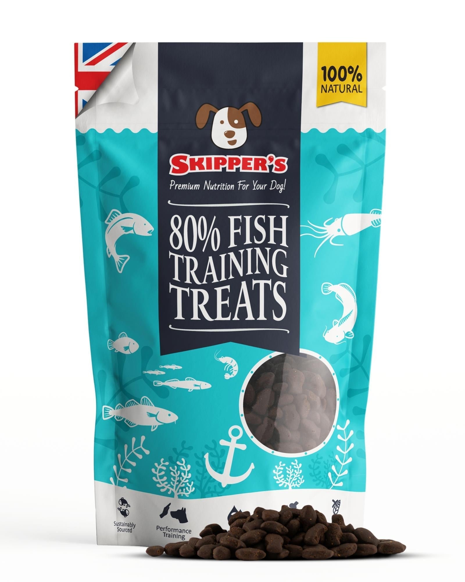 Salmon and Trout Dog Training Treats, 100g