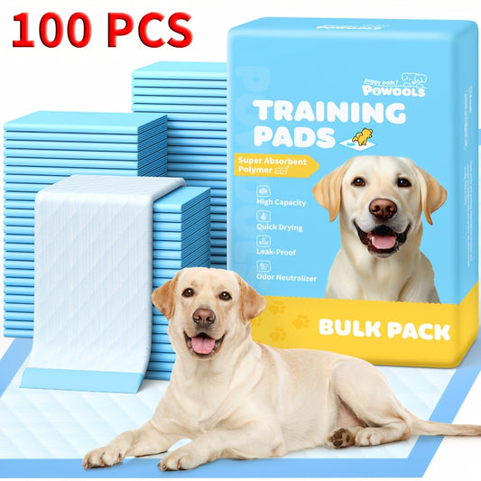 XL Dog Pee Pads 100-Count – Extra Large 28”x34” Disposable Puppy Training Pads | Super Absorbent, Leak-Proof & Odor Control | Potty Pads for Puppies, Adult Dogs, Elderly Pets & Indoor Use