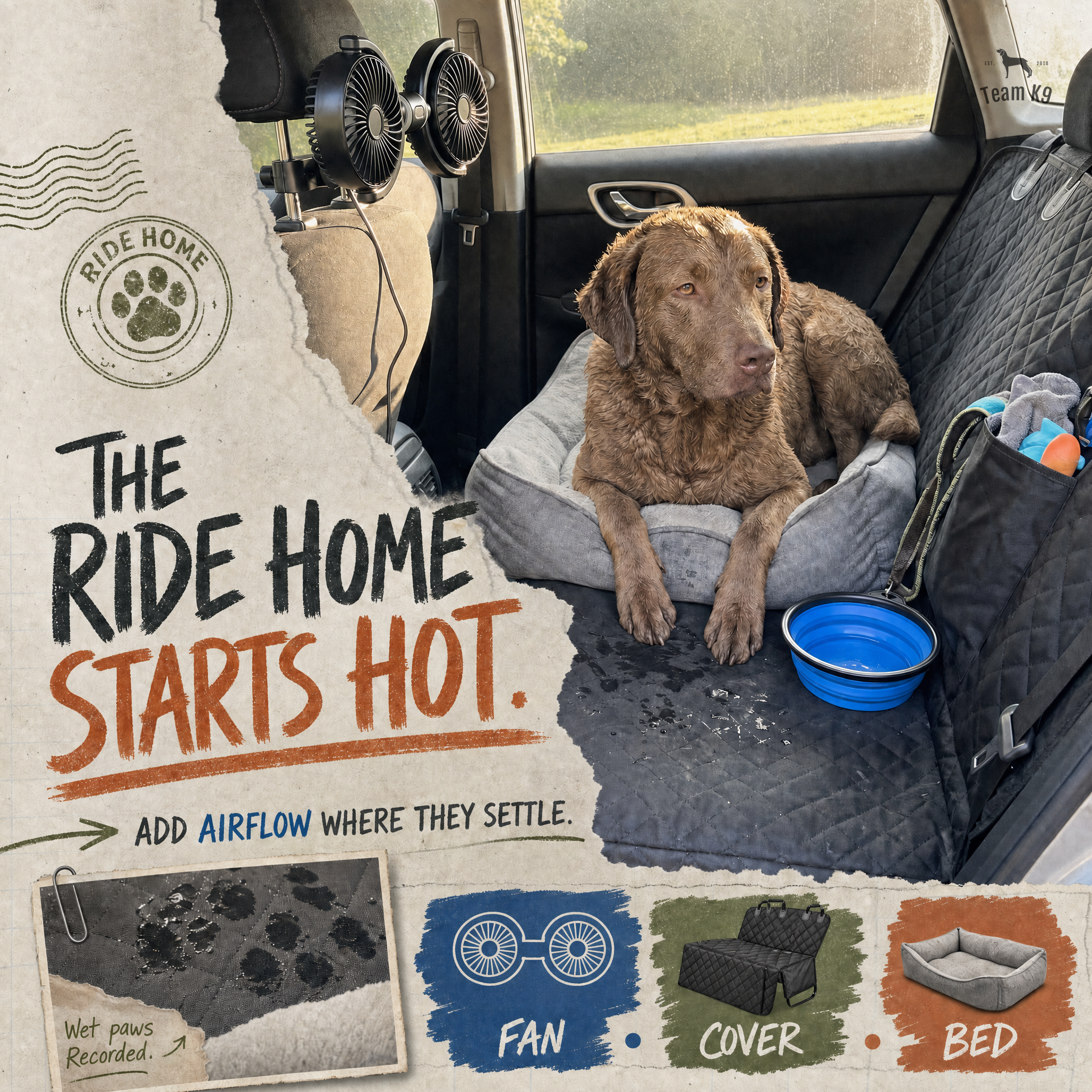 USB-A Backseat Dog Cooling Fan product image 7