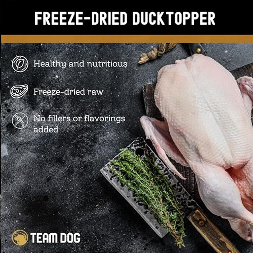 Freeze-Dried Duck Dog Food Topper product image 3