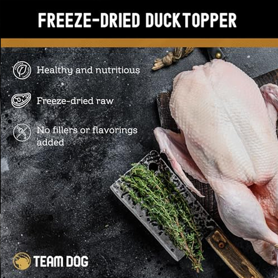Freeze-Dried Duck Dog Food Topper product image 3