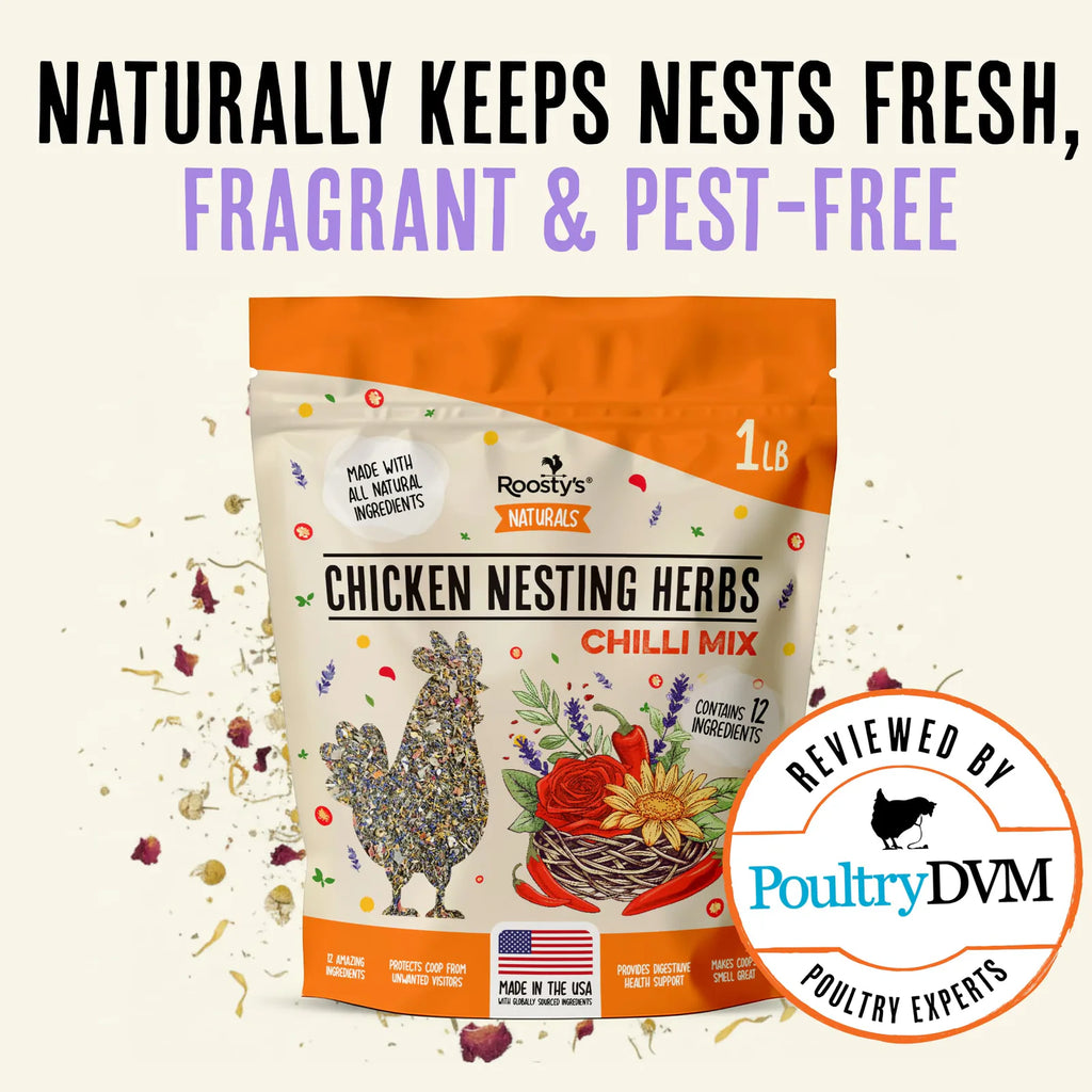 Chicken coop nesting herbs with chili and botanical blend, product image 1