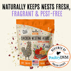 Chicken coop nesting herbs with chili and botanical blend, product image 1