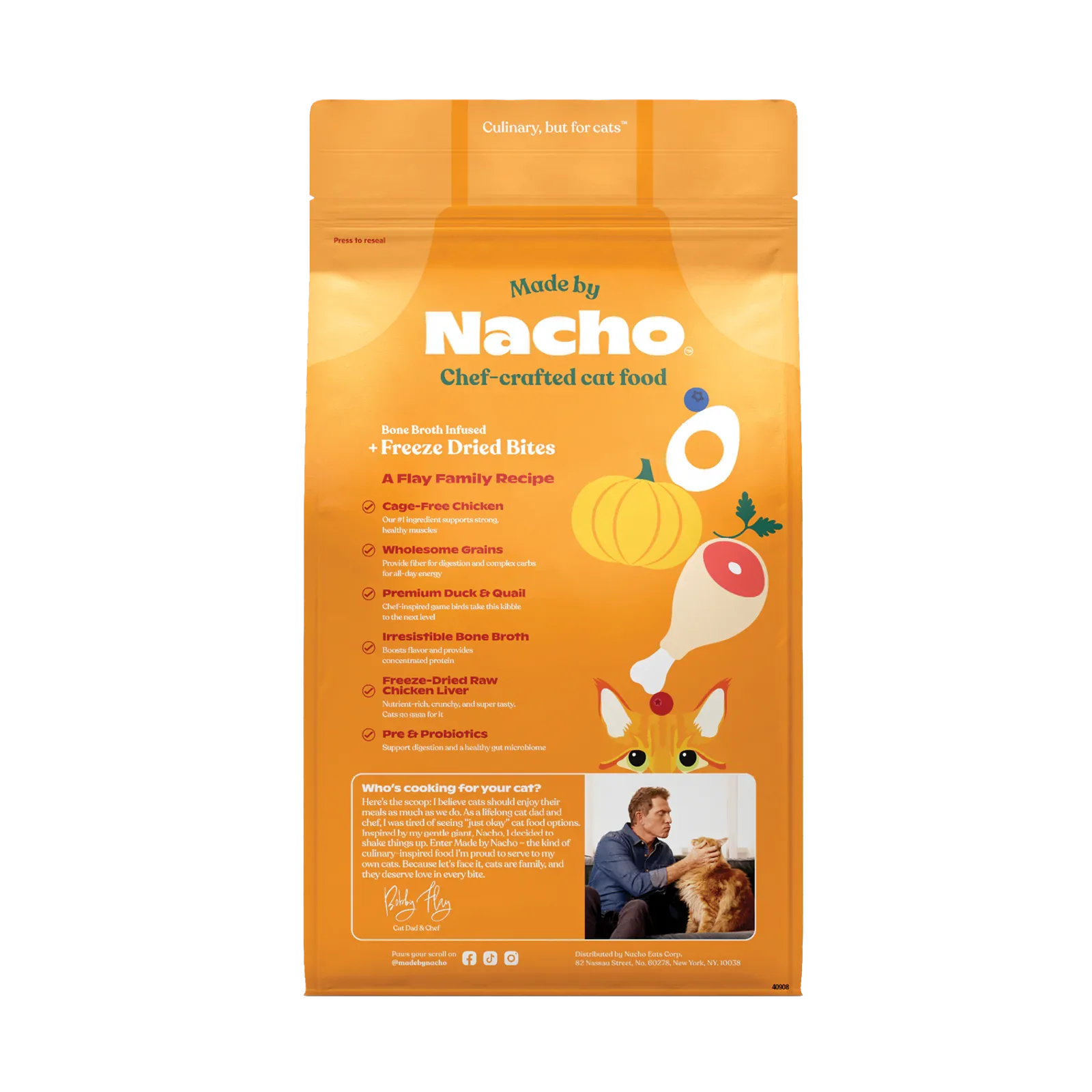 Chicken Duck Quail Dry Cat Food product image 2