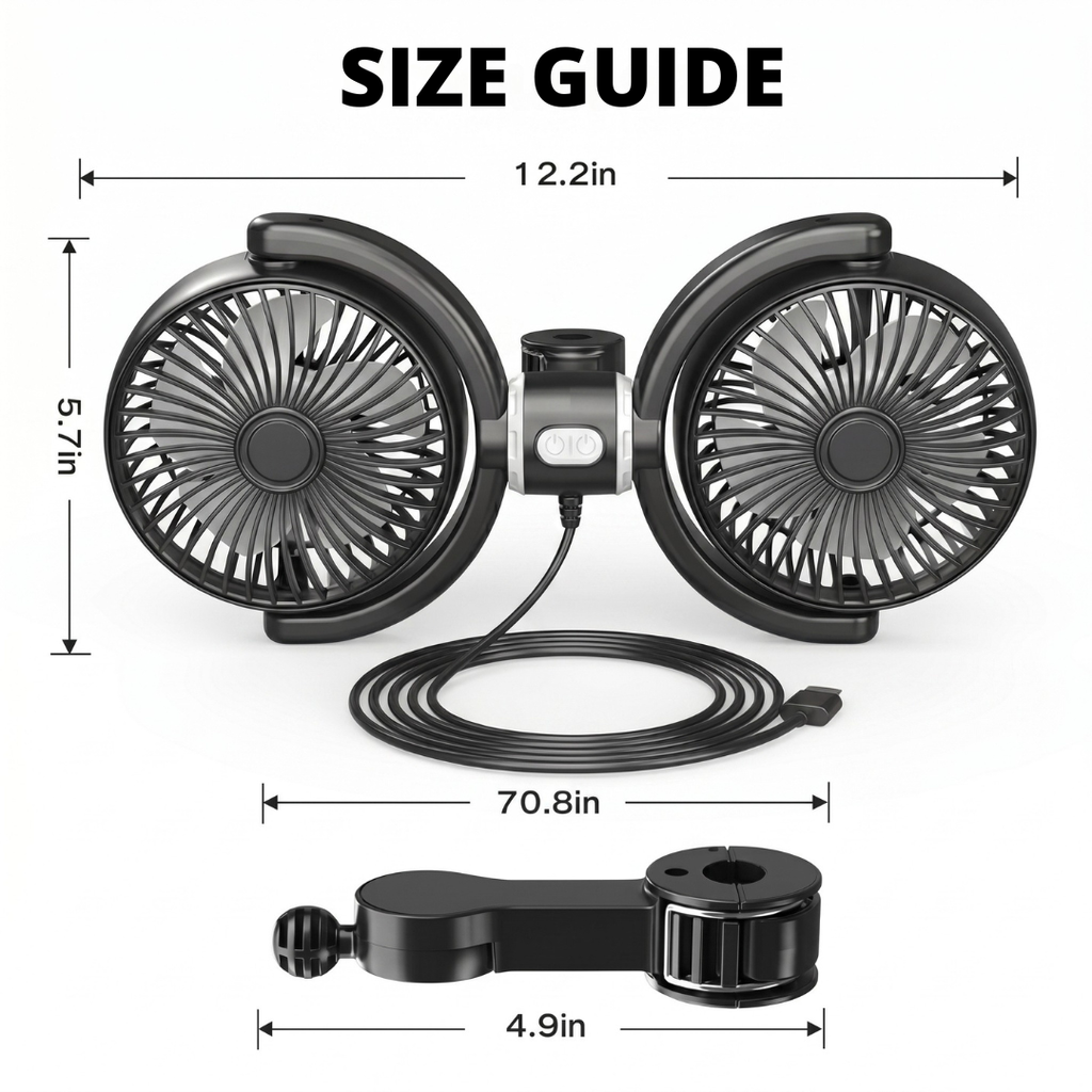 USB-A Backseat Dog Cooling Fan product image 22
