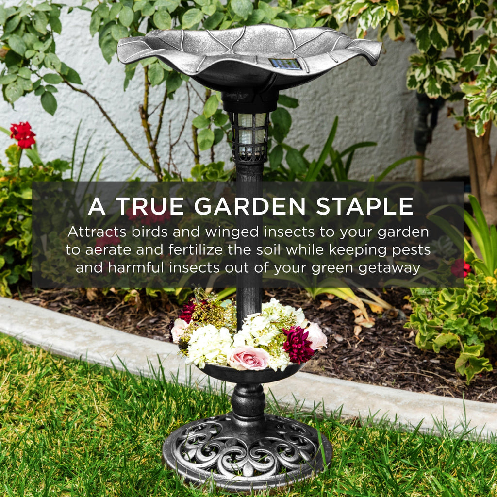 Solar Bird Bath with Planter product image 20