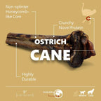 Large Ostrich Cane Dog Chew product image 4