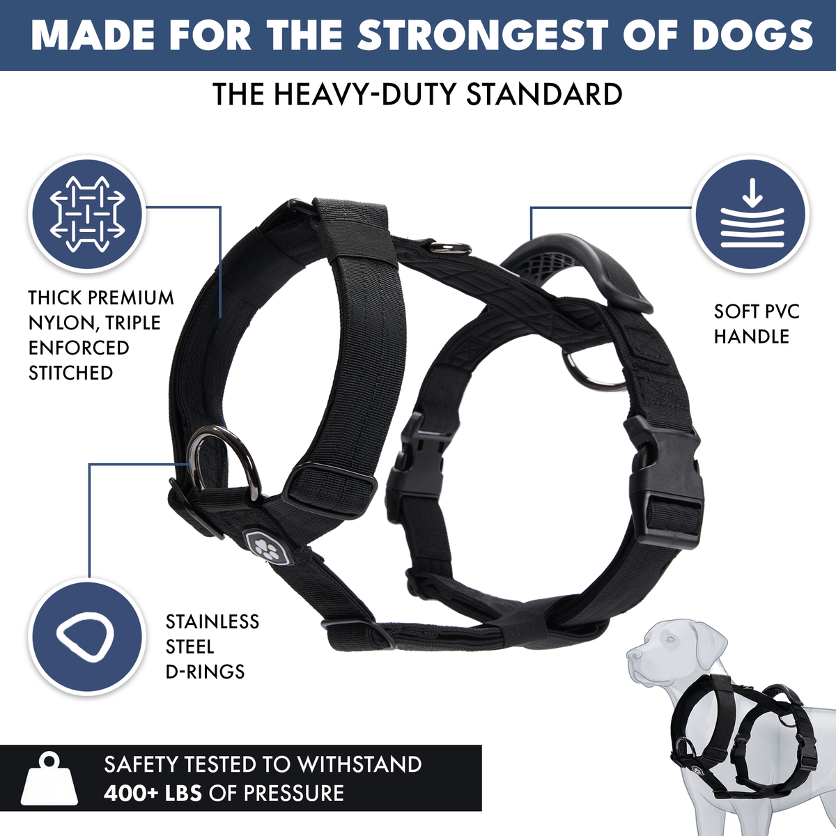 No-Pull Dog Harness Walking Set product image 23