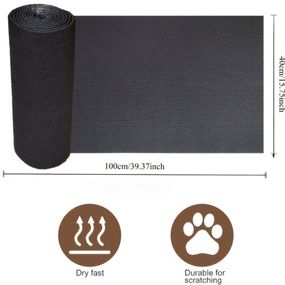 Cat Scratch Pad Self-Adhesive - Durable Cat Scratching Board for Sofa and Wall Protection, Anti-Scratch Furniture Protector Sticker for Indoor Cats, Long-Lasting Sisal Texture, Available in Dark Gray, Black, Light Grey