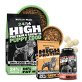 Puppy Nutrition Food Bundle, 5 lbs dry + 5.5 lbs wet + 30 tabs