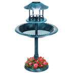Solar Lighted Pedestal Bird Bath product image 29
