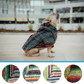 Dog Baja Poncho Handmade from Recycled Fibers for Cozy Mystery-Color Comfort After Outdoor Adventures, Fun / 1 (under 5 lbs)