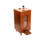 Dog food storage dispenser with mid century feeder styling, product image 29