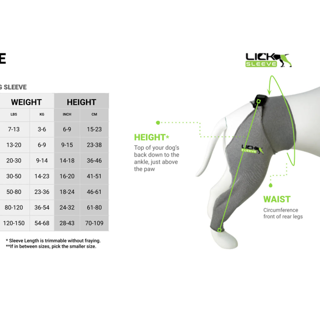 Dog recovery leg sleeve for rear leg protection, product image 2