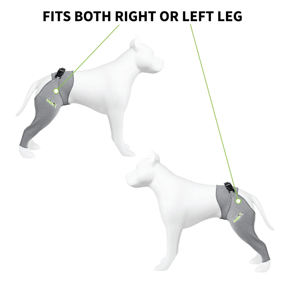 Dog recovery leg sleeve for rear leg protection, product image 11