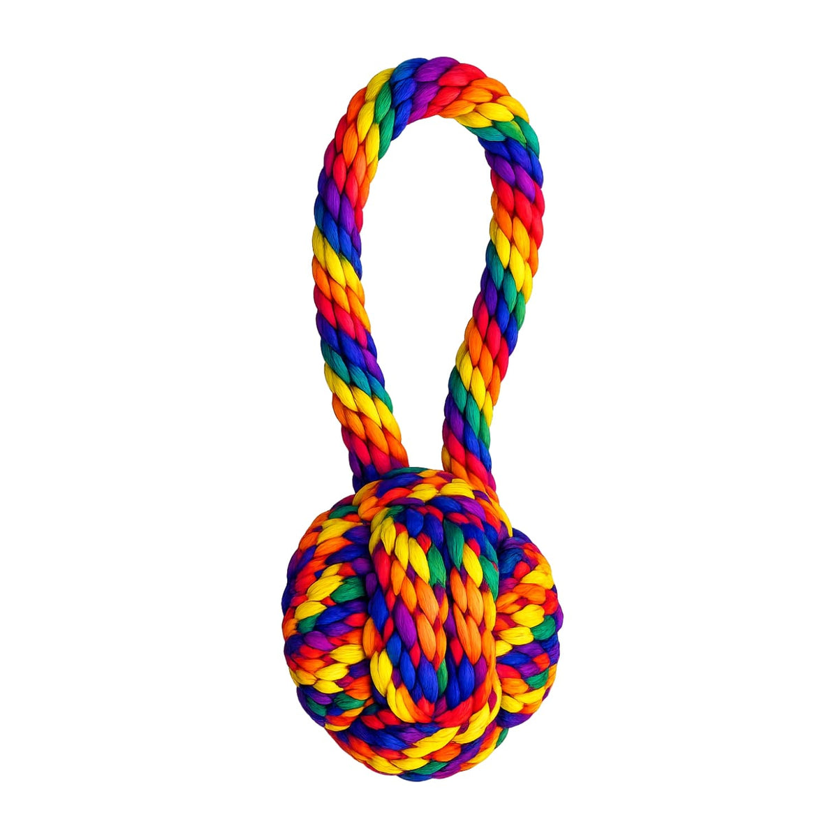 Rope Dog Toy for Tug-of-War, Training Rewards and Energetic Interactive Play at Home or Outdoors