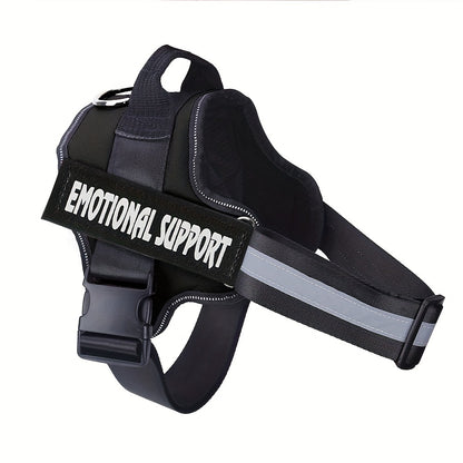 Emotional Support Dog Harness No-Pull Reflective Vest with Handle – Adjustable No-Choke ESA Pet Harness for Easy Walking & Training, XS to XXL, 11 Colors