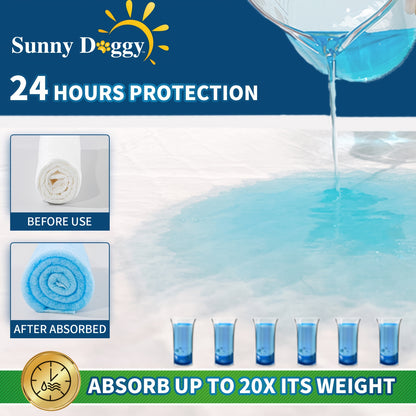 Dog Training Pads for Puppies Large - Disposable Pee Pads with Odor Control, Leak-Proof & Super Absorbent - Puppy Potty Pads for Housebreaking, 40/50/120 Count