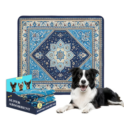 Washable Reusable Dog Pee Pads – Super Absorbent Non-Slip Puppy Training Pads in Multiple Sizes | Heavy-Duty Leakproof Pet Pads for Floor, Crate, Couch & Whelping | 3 Patterns, 4 Size Options