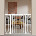Extra-Wide Pet and Baby Gate, 30.7"Tall / 29.1-33.9“ / White