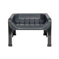Elevated Pet Slow Feeder Bowl Set Black