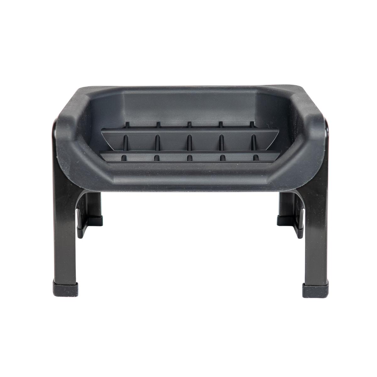 Elevated Pet Slow Feeder Bowl Set Black
