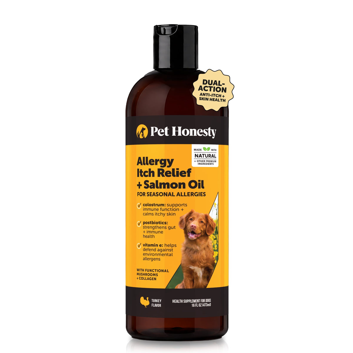 Salmon Oil Liquid Dog Supplement product image 1