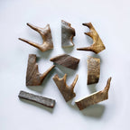 Moose Antler Dog Chew Assortment Large Moderate Chewer - 2 Large Chews Per Pound / Original Fresh Antler